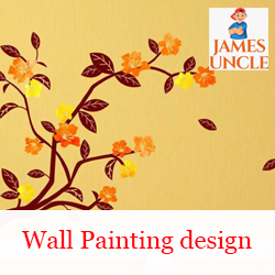 Wall painting design Mr. Samim Uddin in Suri